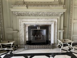 victorian fireplace at petworth house